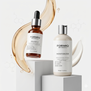 Formiq Glow & Hydrate Duo | Vitamin C Face Serum + Niacinamide Moisturizer |